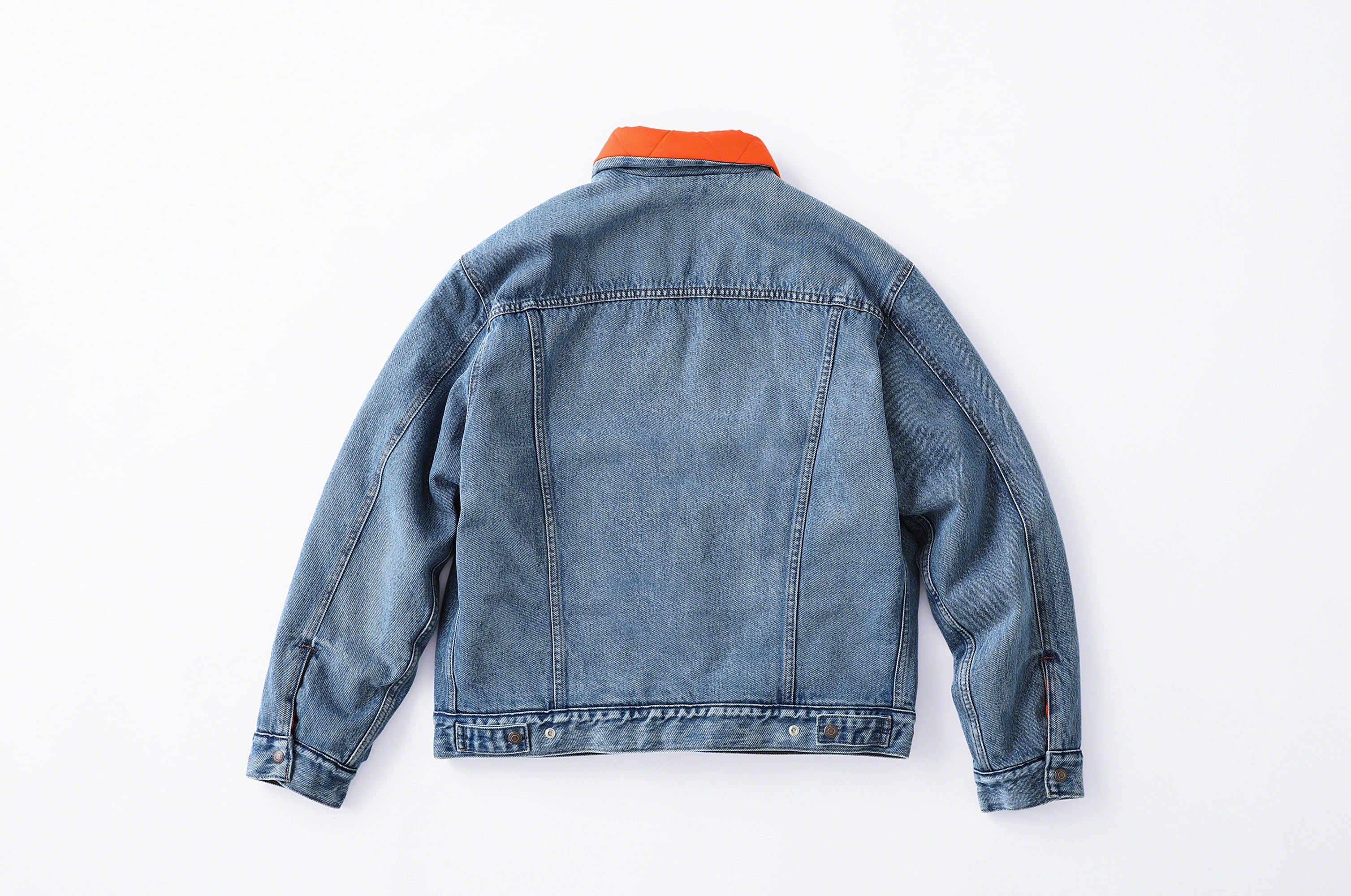 Supreme®/Levi's® Quilted Reversible Trucker Jacket view 12